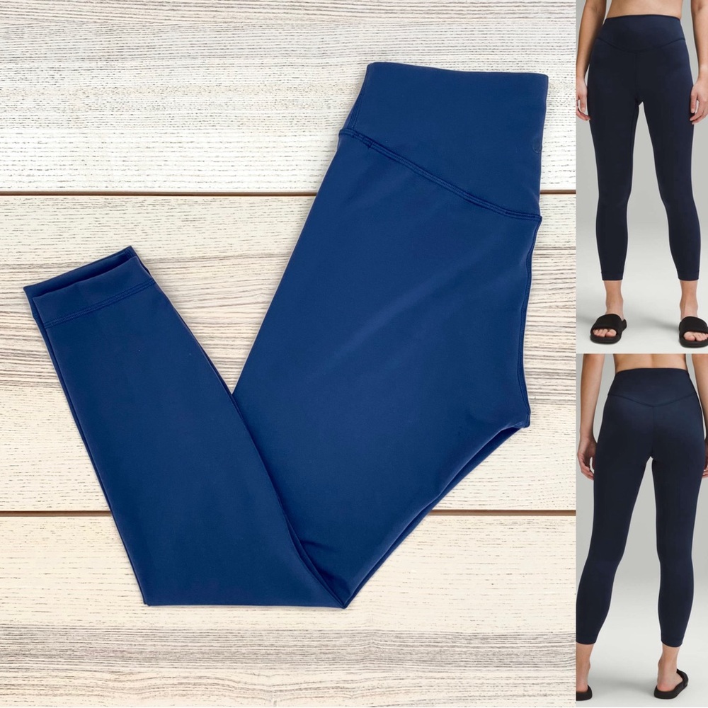 Lululemon Wunder Under SmoothCover High-Rise Tight 25" | True Navy | Size 8